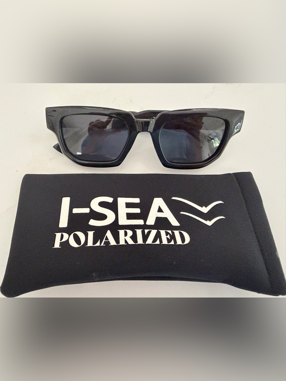 I-SEA Polarized Women's Black Sunglasses